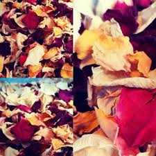 4 x beautifully hand carved flowers made from jasmine scented natural soap. Dried Edibe Rose Petals Kumeu Flower Farm