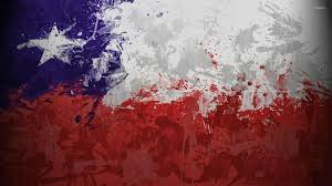 Chile's flag is a red, white and blue banner with a white star. Chile Flag Wallpapers Wallpaper Cave