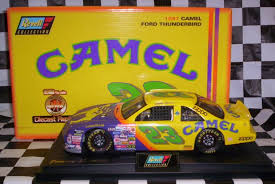 Matchbox jimmy spencer #23 camel ford thunderbird 1:64 scale car w/case. Caution Flag Nascar Diecast Winston Cup Nextel Cup