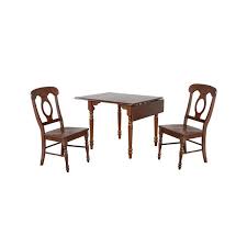 I just came up with a solution for my studio — which is messy and full of materials to store and everlasting lack of space to do the idea is that you remove the doors of the ivar storage cabinet and install the norbo drop leaf table instead. Sunset Trading Andrews Dining Set Drop Leaf Table Set Of 3 Dark Chestnut Rona