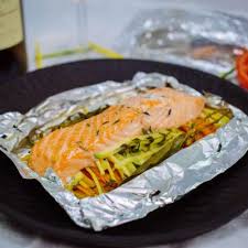 La Recette Facile De Youcook Pour Reussir A Coup Sur Son Saumon En Papillote Recette Saumon Papillote Saumon Et Legumes En Papillote Recette Saumon
