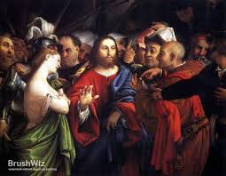 Christ And The Adulteress Art Painting Reproductions Renaissance Art