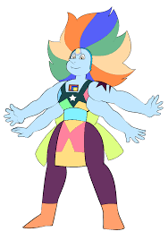 Bismuth And Pearl Fusion Pearl Bismuth Ammolite Steven Universe Fusion Steven Universe Fan Fusions Crystal Gems Steven Universe