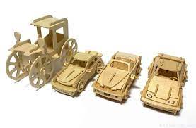 100均の 車 ウッドクラフト まとめ 4種類の車がそれぞれカッコイイ 買てみた 車 100均 クラッシックカー