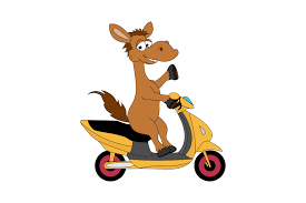 Motorcycle harley driving experience custom bikes vault boy car insurance. Cute Horse Cartoon Ride Motorcycle Grafik Von Curutdesign Creative Fabrica