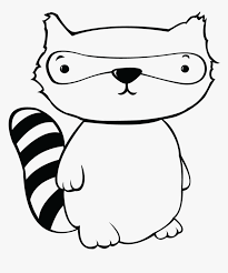 Bookmark this page for a new tutorial every saturday. Cute Raccoon By Kossio Easy Drawings Of Raccoons Hd Png Download Transparent Png Image Pngitem