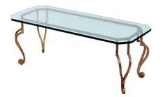 For those who want a glass coffee table that doesn't just blend into the background, this pick from world market is sure to garner compliments from all of. Bronze And Glass Coffee Table 320 For Sale On 1stdibs