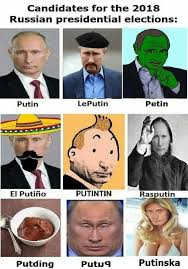 Russian Election 2018 The Candidates In 2020 Really Funny Memes Funny Pictures Funny Images