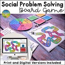 Check spelling or type a new query. Social Problem Solving Board Game Digital Print For Distance Learning