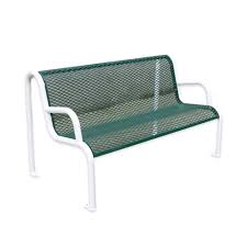 By noble house (76) exclusive. Outdoor Furniture Street Steel Mesh Bench