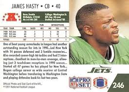 Amazon.com: 1991 Pro Set #246 James Hasty New York Jets NFL Football Card  NM-MT : Collectibles & Fine Art