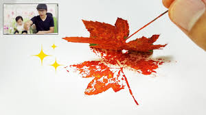 Fall Leaf Prints Painting Idea Easy Fun Creative Art Youtube Some papers, particularly those for pastel and watercolor, have in this dry leaf textures collection, we aim to share with you cool and refreshing stocks for the world of creativity and design for free.