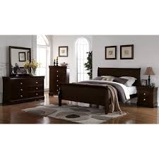 This set includes the bed, nightstand, dresser, mirror, and. Orleans Sleigh Bedroom Set Merlot By Steve Silver Furniture Furniturepick