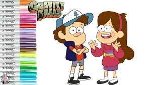 He's a slick con man that can put on an act to razzle dazzle the crowd at the drop of a hat. Disney Gravity Falls Coloring Book Page Dipper Pines Mabel Pines How To Color Sprinkled Donuts Youtube
