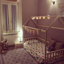Toddler Bed House Nursery Crib Childrens Beds Kids Beds Wood Bed Childrens Home Waldorf Toy Montessori Bed Kids Bedroom Floor Bed Toddler Bed Kid Beds Toddler Floor Bed