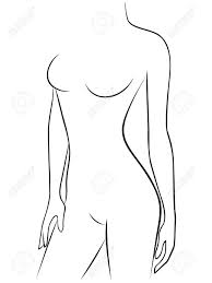 Atla's a lot of fun to practice with, so i might do some more silhouettes later. Attractive Young Graceful Female Body Vector Outline Royalty Free Cliparts Vectors And Stock Illustration Image 69993766