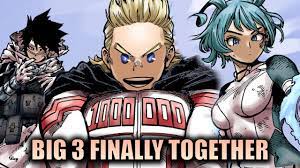 THE BIG 3 FINALLY COME TOGETHER / My Hero Academia Chapter 359 - YouTube