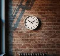 Factory White XL Clock