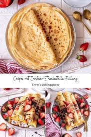 Crepes Grundrezept Mit Erdbeer Stracciatella Fullung Emma S Lieblingsstucke Rezept In 2020 Rezepte Lebensmittel Essen Crepes Grundrezept