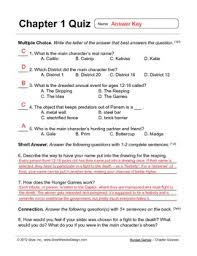 This was against haymitch's wishes that she get away from the cornucopia, since most tributes who tried to grab something ended up dead. Hunger Games Chapter Quizzes Worksheets Teachers Pay Teachers