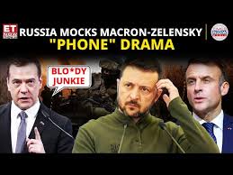 Russia Slams Zelensky's Press Drama: Calls Macron Call Snub A Propaganda  Stunt | Global News |ET Now - YouTube