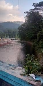 Pampa River in Kerala, India
