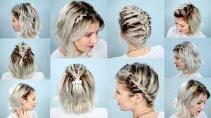 Jul 16, 2020 · one classic braid choice for longer hair is the crown braid. 10 Easy Braids For Short Hair Tutorial Milabu Youtube