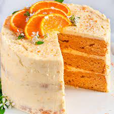 Orange and cake