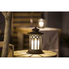 Shop Round Lantern With Candle Solar Light On Sale Overstock 15093520