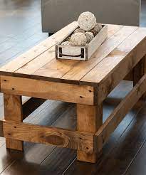 Light Walnut Landmark Pine Wood Coffee Table Coffee Table Wood Wood Farmhouse Coffee Table Coffee Table Farmhouse
