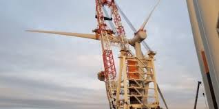 Kriegers flak offshore wind farm is a 605mw wind power project being developed at kriegers flak in the baltic sea, approximately 15km off the coast of . Kriegers Flak Erste Windturbine Im Grossten Danischen Offshore Windpark Errichtet Iwr De