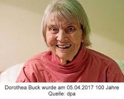 05.04.17: NS-Opfer Dorothea Buck wird 100