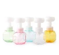 Petg Palm Flower Foam Hand Sanitizer Bottle 300ml Plastic Bottle Floral  Cleanser Separately Mousse Bubble Bottle