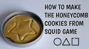 How To Make Squid Game Dalgona Honeycomb Cookies At Home Youtube