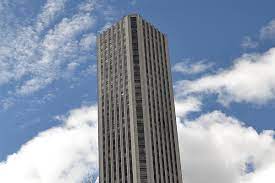 City bogotá, bogota d.c., colombia. Announcement Towerrunning 200 Torre Colpatria Bogota December 8 Towerrunning