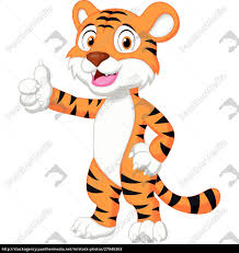 Maybe you would like to learn more about one of these? Susse Tiger Cartoon Geben Daumen Nach Oben Lizenzfreies Bild 27946363 Bildagentur Panthermedia