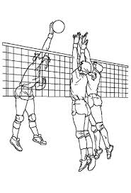 Cool Volleyball Coloring Pages Volleyball Drawing Sports Coloring Pages Coloring Pages