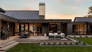 Organic Elements Bring Warmth To This Prairie Style Home In North Dakota