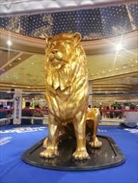 Mgm grand las vegas offers text alerts to consumers interested in receiving property discounts as well as event and information related to mgm grand las vegas. Mgm Grand Lobby Lion Las Vegas Nv Lion Statues On Waymarking Com