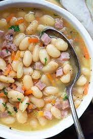 Try This Ham And Bean Soup To Use Up That Leftover Easter Ham It S So Hearty Recipe Bunsinmyoven East Bean Soup Recipes Ham Soup Recipes Easy Soup Recipes