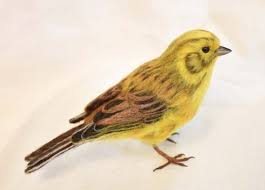 April Bird Of The Month Filippa Loikkanen On Instagram Keltasirkku Yellowhammer April 2019 Needlefelted Bird Yellowhammer Needlefelting Huovutu In 2020 Needle Felting Bird Instagram