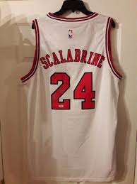 Brian scalabrine playing for the chicago bulls source: Brian Scalabrine Autographed Signed Chicago Bulls Jersey Psa Dna White Mamba Celtics Xl