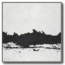 Living room minimalist black and white art on canvas. Large Abstract Art Oversized Minimal Black And White Painting Living Room Canvas Art B9d0