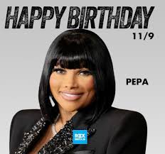 Happy Birthday Pepa. Pep's fiesty brashness is the opposite of Salt's more  laid-back demeanor making Salt-N-Pepa one of Hip-Hops most dynamic and  enduring acts. Pep's energy continues to entertain crowds