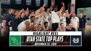 You are on utah state scores page in basketball/usa section. No 15 Utah State Basketball Top Plays Vs North Texas 2019 20 Stadium
