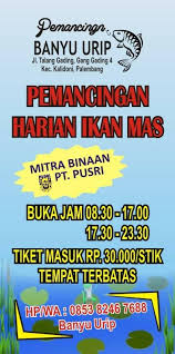 Kolam Pancing Banyu Urip Palembang Home Facebook