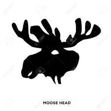 A Moose Head Silhouette On White Background Royalty Free Cliparts Vectors And Stock Illustration Image 99156643 • 18.5 tall • 24.25 wide • 8.25 deep weight: a moose head silhouette on white background