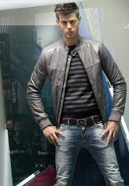 Dam Neimad Damee1 Leather Jacket Men Lookbook Inspiration Grey Leather Jacket