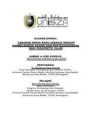 Khaldun melakukan studi penting tentang faktor sosiologi, psikologi, dan faktor ekonomi yang berpengaruh khaldun bahkan memerinci bahwa ekonomi, alam, dan agama merupakan faktor yang felo amat utama akademik institut antarabangsa pemikiran dan ketamadunan (istac). 20 Sumbangan Ibnu Khaldun Dalam Bidang Sosiologi Ibnu Khaldun Bukan Sahaja Course Hero