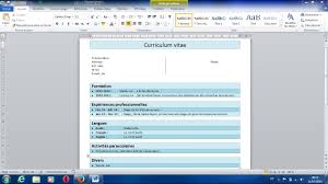 Exemple bon cv, it cv, cv software, cv dedign, professional cvlien du téléchargement du modèle de cv : Comment Creer Un Cv Simple Sur Word Exemple Bon Cv Youtube